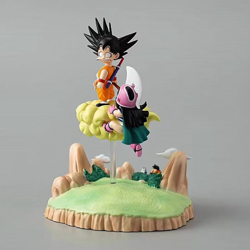 Dragon Ball Z Goku & Chichi Action Figures Anime PVC Collectible Model Toy