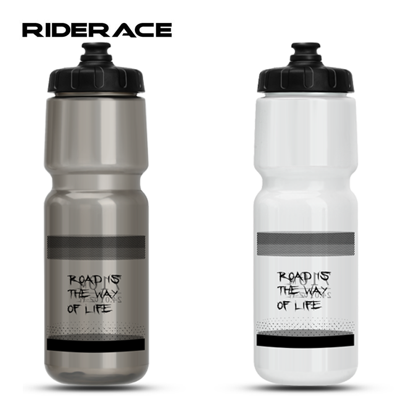 RIDERACE 750ML Bicycle Water Bottle PP5 Plastic Sports Squeeze Mug for Cycling, Running & Climbing