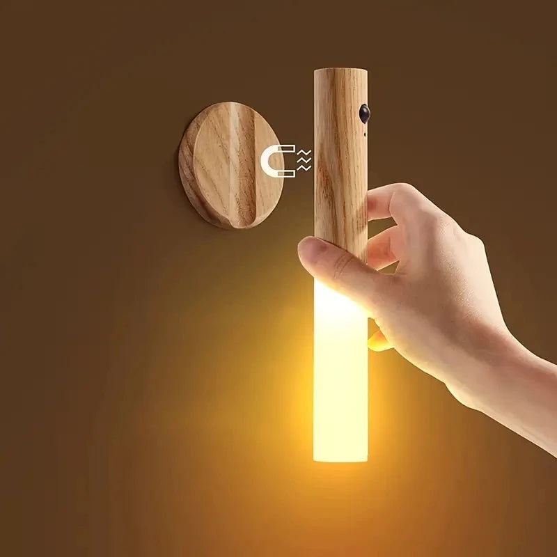 LED Motion Detection Night Light Rechargeable Sensor Light for Toilet, Corridor & Cabinets