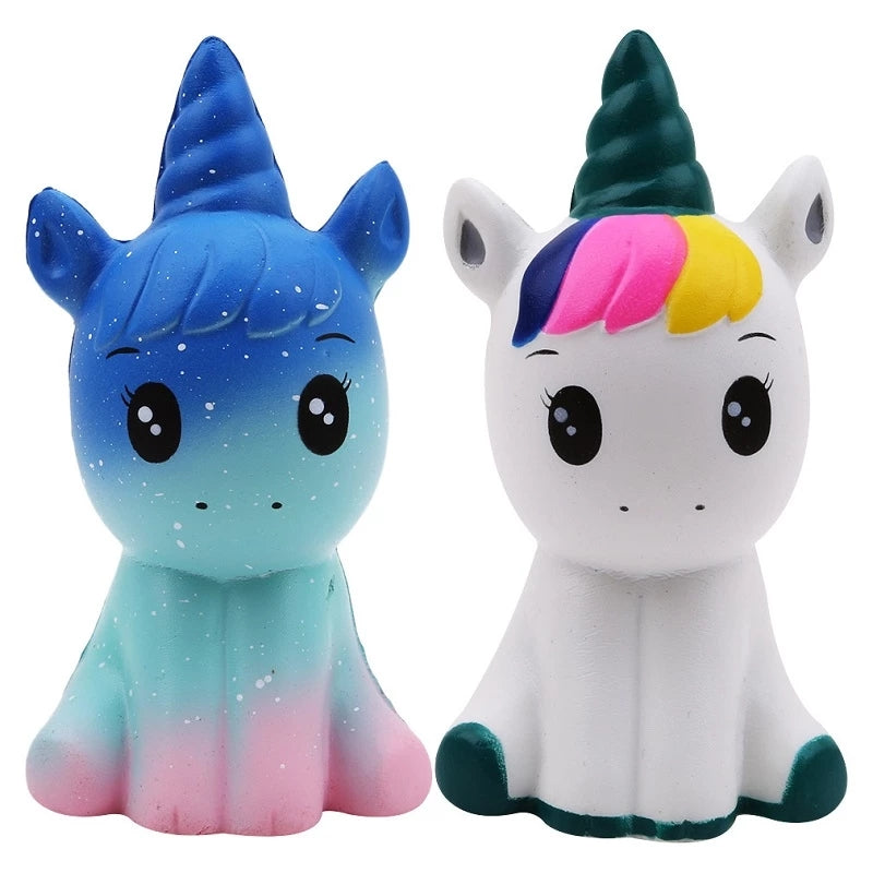 Squishy Unicorn Toy Slow Rising Scented PU Animal Doll Cute Stress Relief Gift for Kid