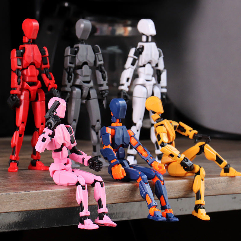 Titan 13 Articulated Robot Figure DIY Assembled 3D Toy for Kids.