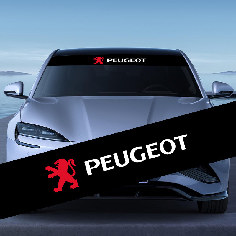 Car Windshield Sunshade Front Window Sticker for Peugeot – UV Protection Car Accessory