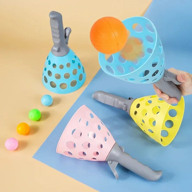 Children's Elastic Catapult Ball Set Fun Parent-Child Puzzle & Throwing Game for Boys and Girls Interactive Sports Toy Gift