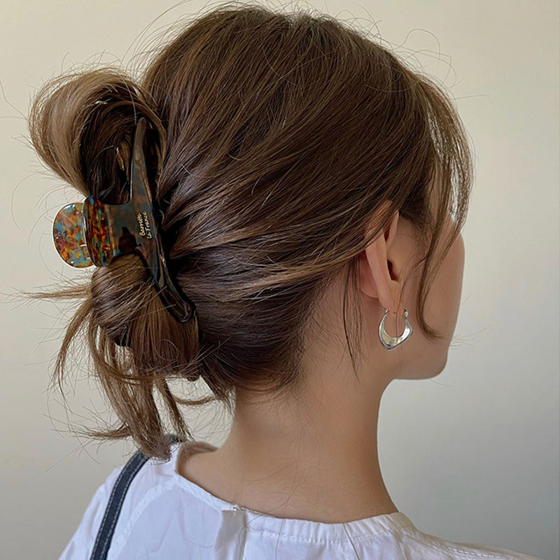 Elegant High-Grade Acetate Hair Claw Clip Vintage Style Fashion Hair Accessory for Women