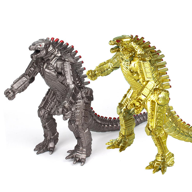 7" Gold Mechagodzilla vs King Kong Action Figure Movable Godzilla Dinosaur Toy for Kids