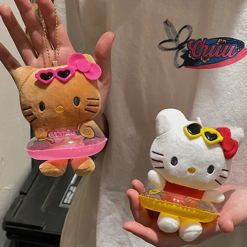 Sanrio Hello Kitty Plush Keychain Cute Cartoon Bag Pendant & Gift for Girls