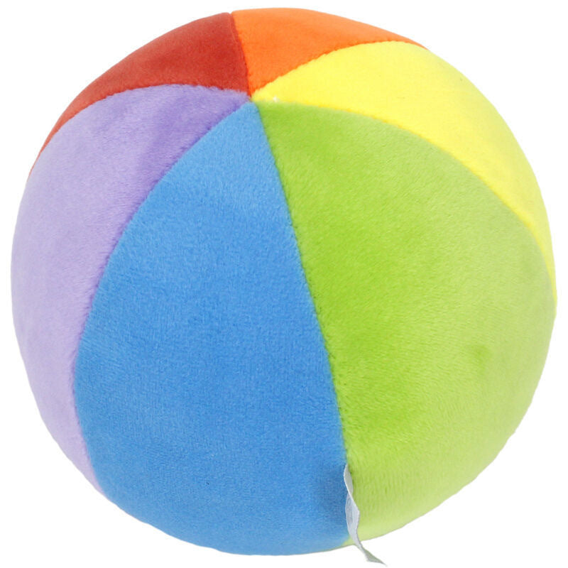 Baby Color Recognition Plush Ball Multi-Color Sensory Toy with Bells