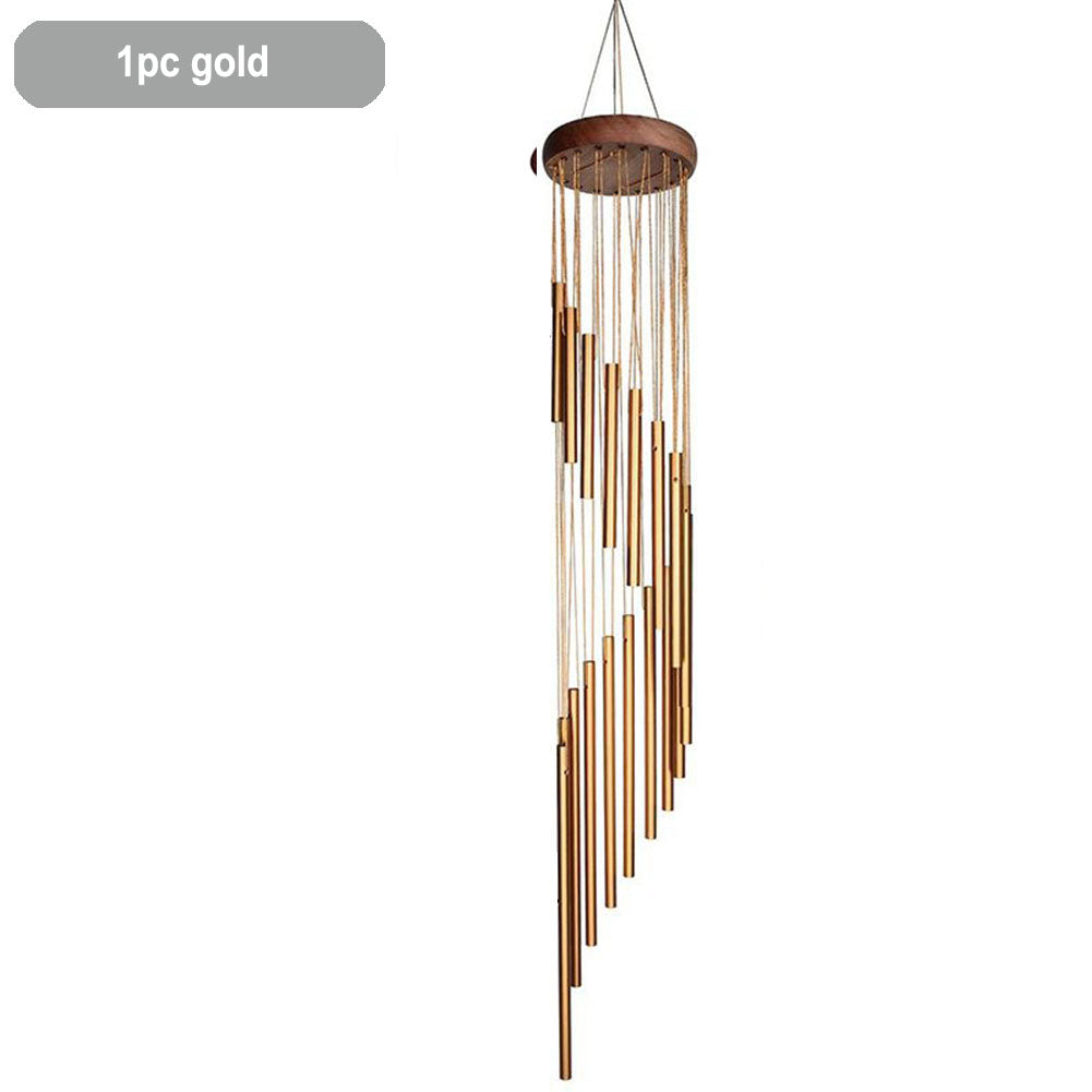 12-Tube Aluminum Wind Chimes Outdoor Garden & Balcony Hanging Decoration