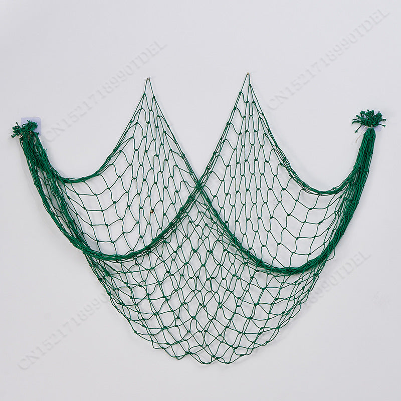 Large Blue Nautical Fishing Net Wall Decor 100x200cm Ocean Theme Party & Room Decoration