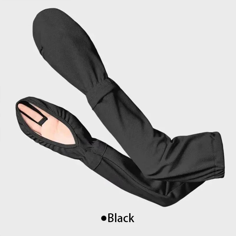 Ice Silk UV Protection Arm Sleeves Summer Sunblock Sleeves for Women’s Driving Cycling & Outdoor Activities