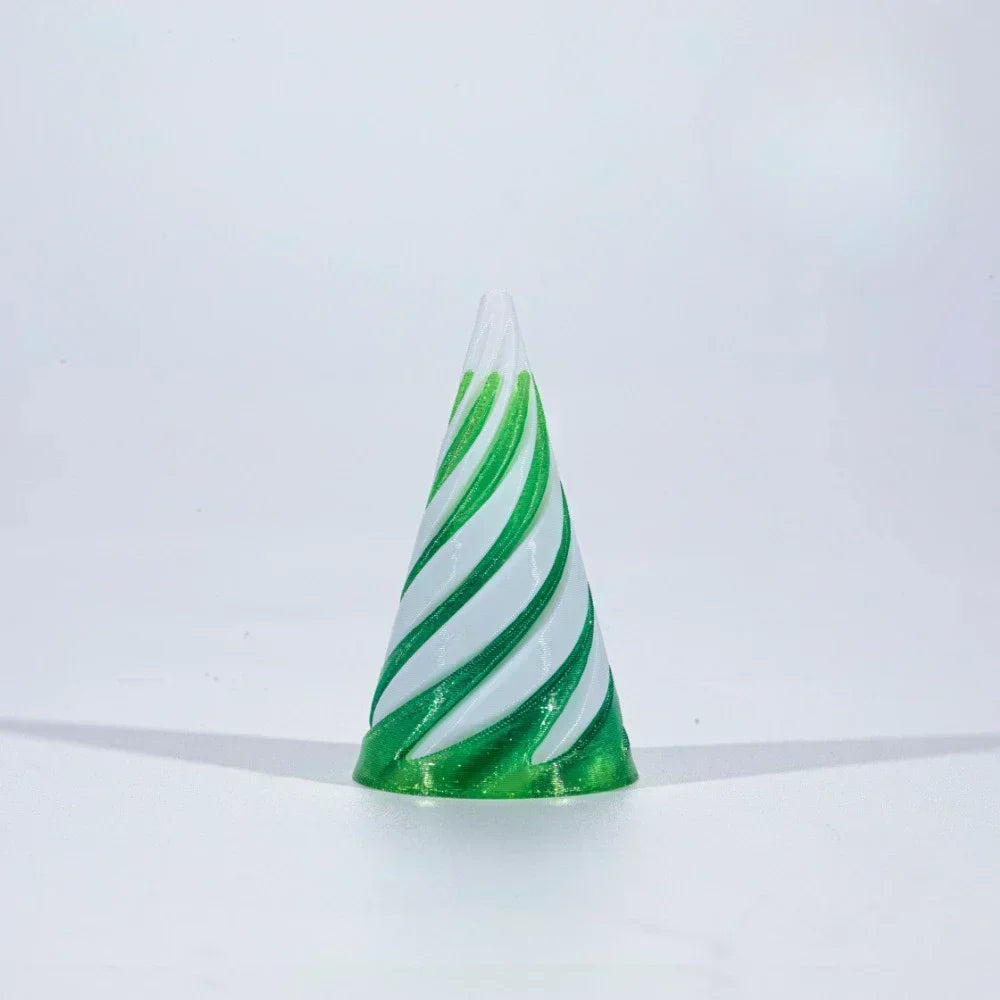 Rotating Helix Screw Sculpture 3D Printed Stress Relief Toy & Home Decor