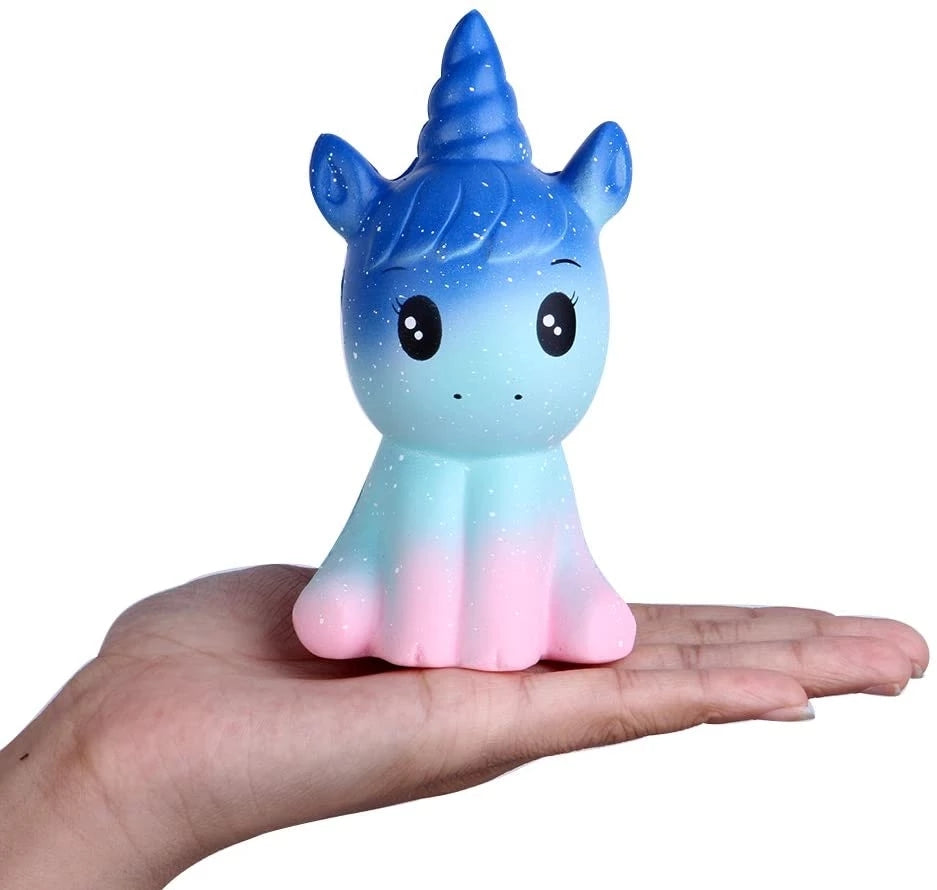 Squishy Unicorn Toy Slow Rising Scented PU Animal Doll Cute Stress Relief Gift for Kid