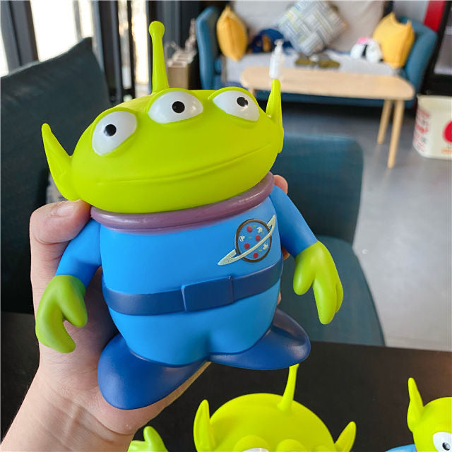15cm Disney Toy Story Woody Buzz Lightyear & Green Aliens Figures – Collectible Anime Decoration & Kids Gift