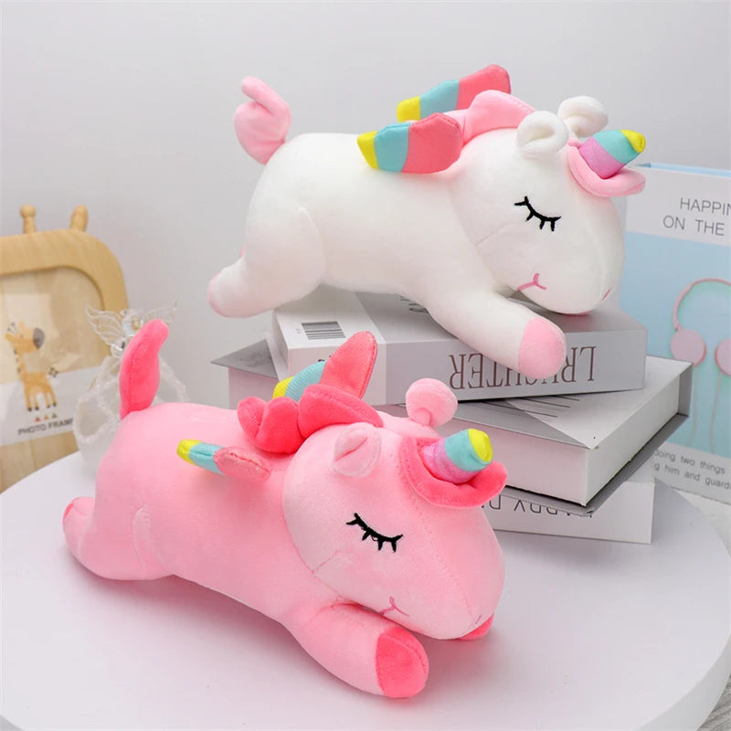 Cute Kawaii Unicorn Plush Toy Soft Stuffed Animal Sleeping Pillow for Kids & Birthday Gifts