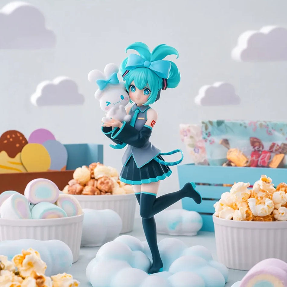 21CM Hatsune Miku x Cinnamoroll Figure – Cute Anime Collectible Model & Kawaii Gift