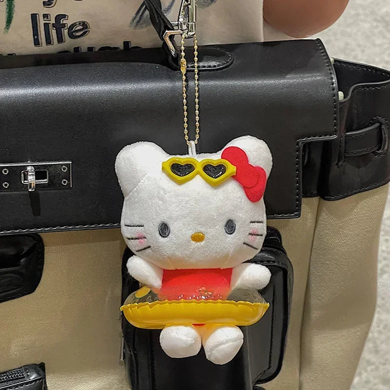 Sanrio Hello Kitty Plush Keychain Cute Cartoon Bag Pendant & Gift for Girls