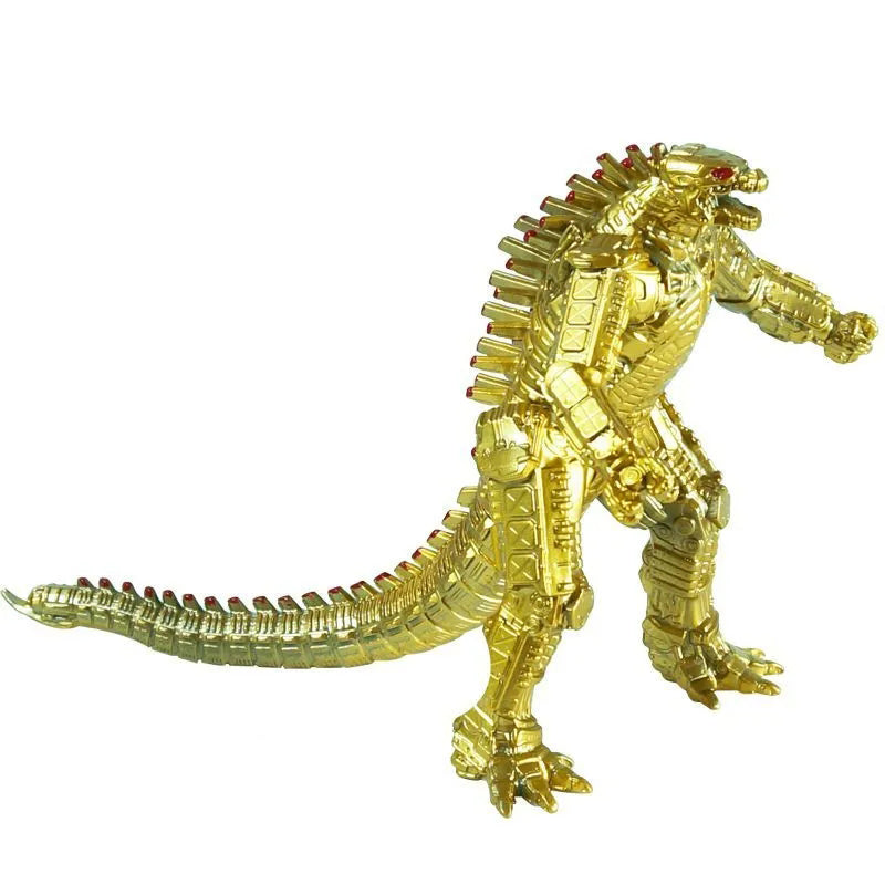 7" Gold Mechagodzilla vs King Kong Action Figure Movable Godzilla Dinosaur Toy for Kids