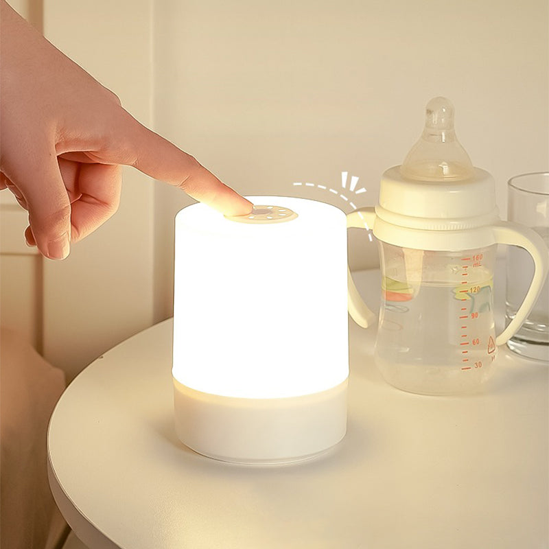 Dimmable LED Bedside Night Light USB Rechargeable Touch Table Lamp for Bedroom & Reading