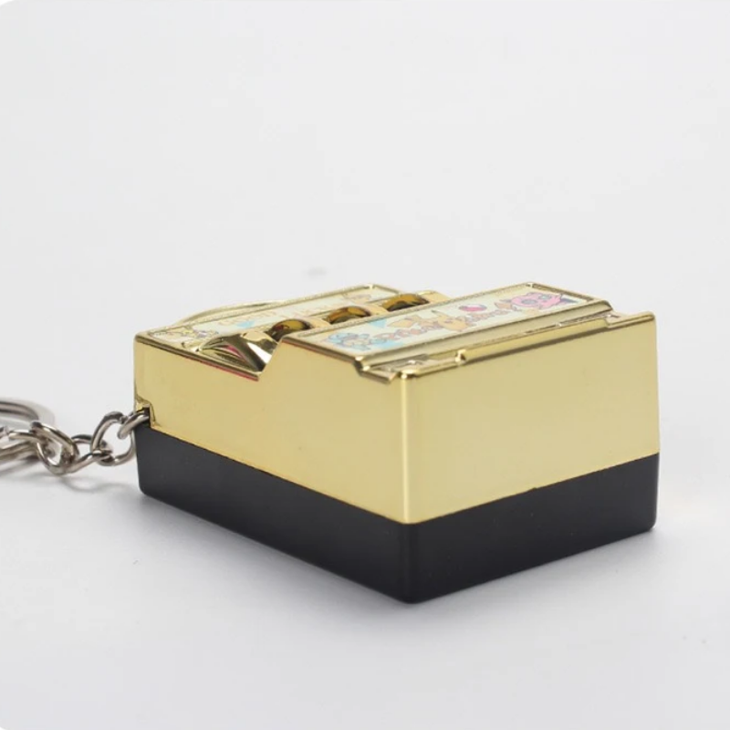 Mini Pokémon Slot Machine Keychain Turnable Color Toy & Collectible Gift for Kids