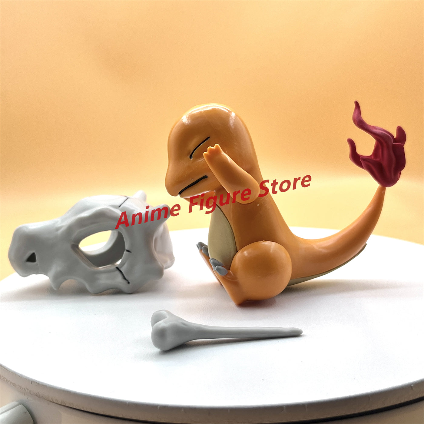 Pokemon Charmander & Cubone 9cm Action Figure Model Statue – Collector’s Desktop Decoration & Birthday Gift