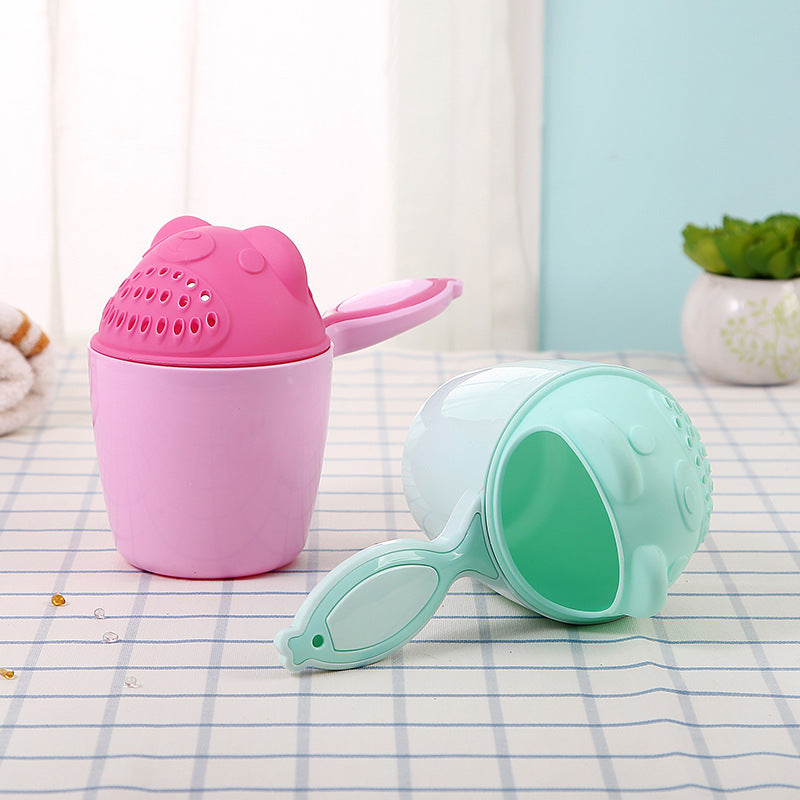 Baby Hair Washing Cup Soft Rinse Shower Cup for Toddlers & Infants No Tear Bath Time Helper