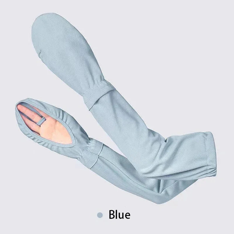 Ice Silk UV Protection Arm Sleeves Summer Sunblock Sleeves for Women’s Driving Cycling & Outdoor Activities