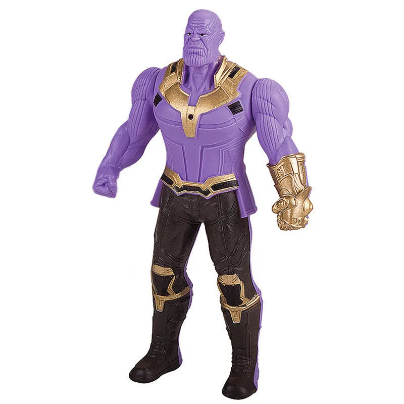 Marvel Heroes Action Figures 17cm Luminous Captain & Iron Man Toys