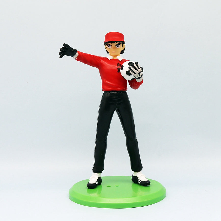 18cm Captain Tsubasa Anime Action Figure Ozora Tsubasa, Hyuuga Kojirou & Wakabayashi Genzou Collectible Model Toy