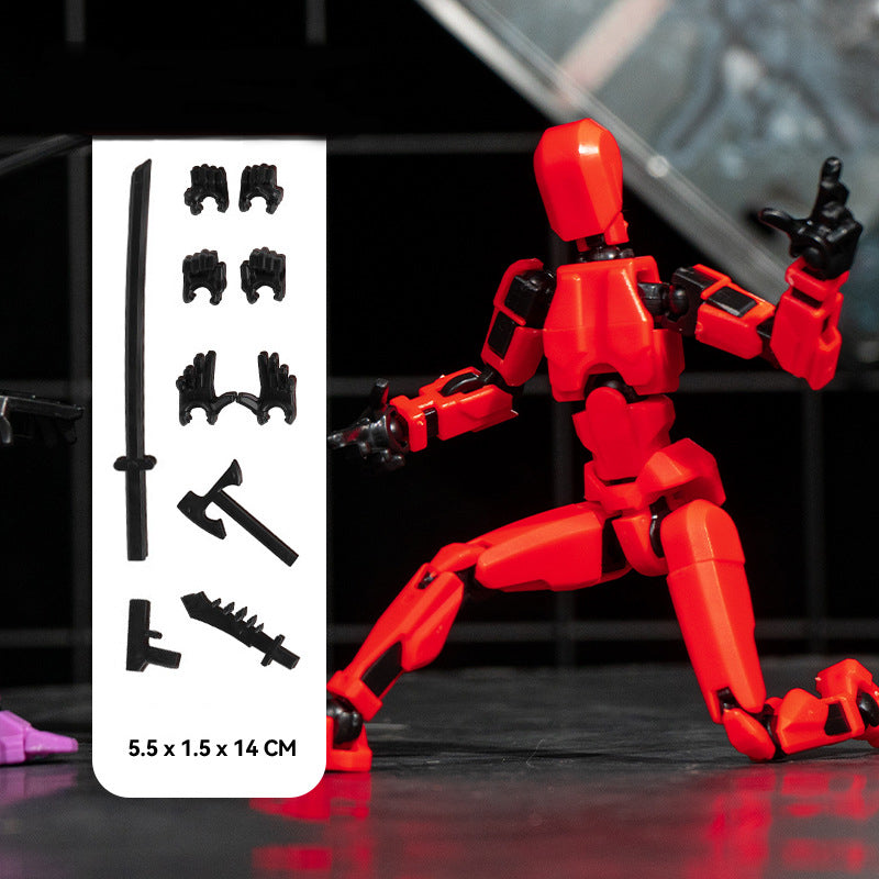 Titan 13 Articulated Robot Figure DIY Assembled 3D Toy for Kids.