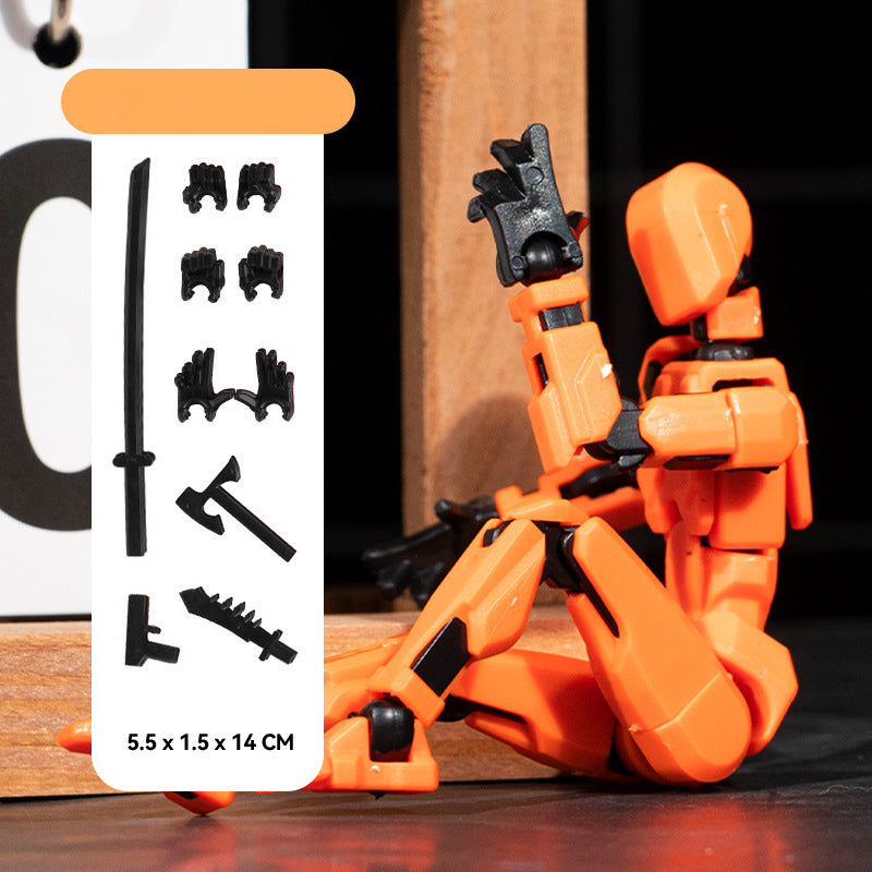 Titan 13 Articulated Robot Figure DIY Assembled 3D Toy for Kids.