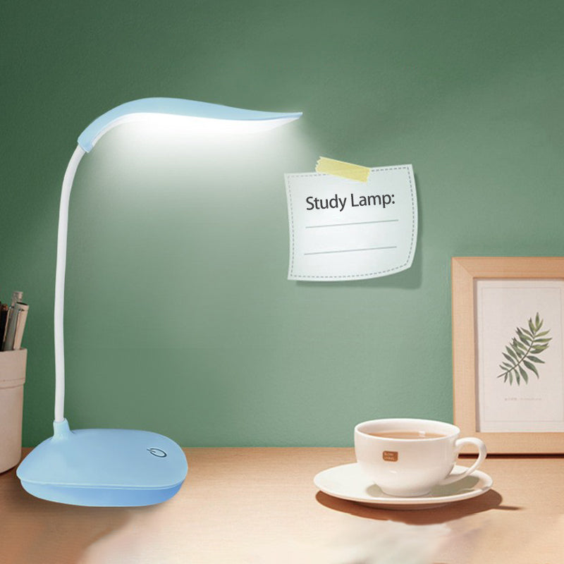 Portable LED Reading Desk Lamp USB Rechargeable, Touch Dimming, Eye Protection Table Light for Study & Office