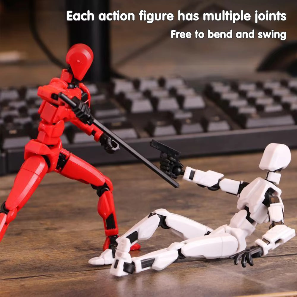 Titan 13 Articulated Robot Figure DIY Assembled 3D Toy for Kids.