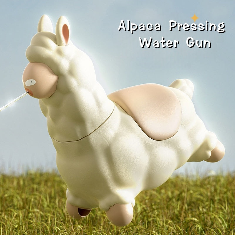 Alpaca Water Gun Handheld Continuous Water Spraying Toy for Kids Outdoor Pool & Garden Water Fights Fun Gift for Boys & Girls