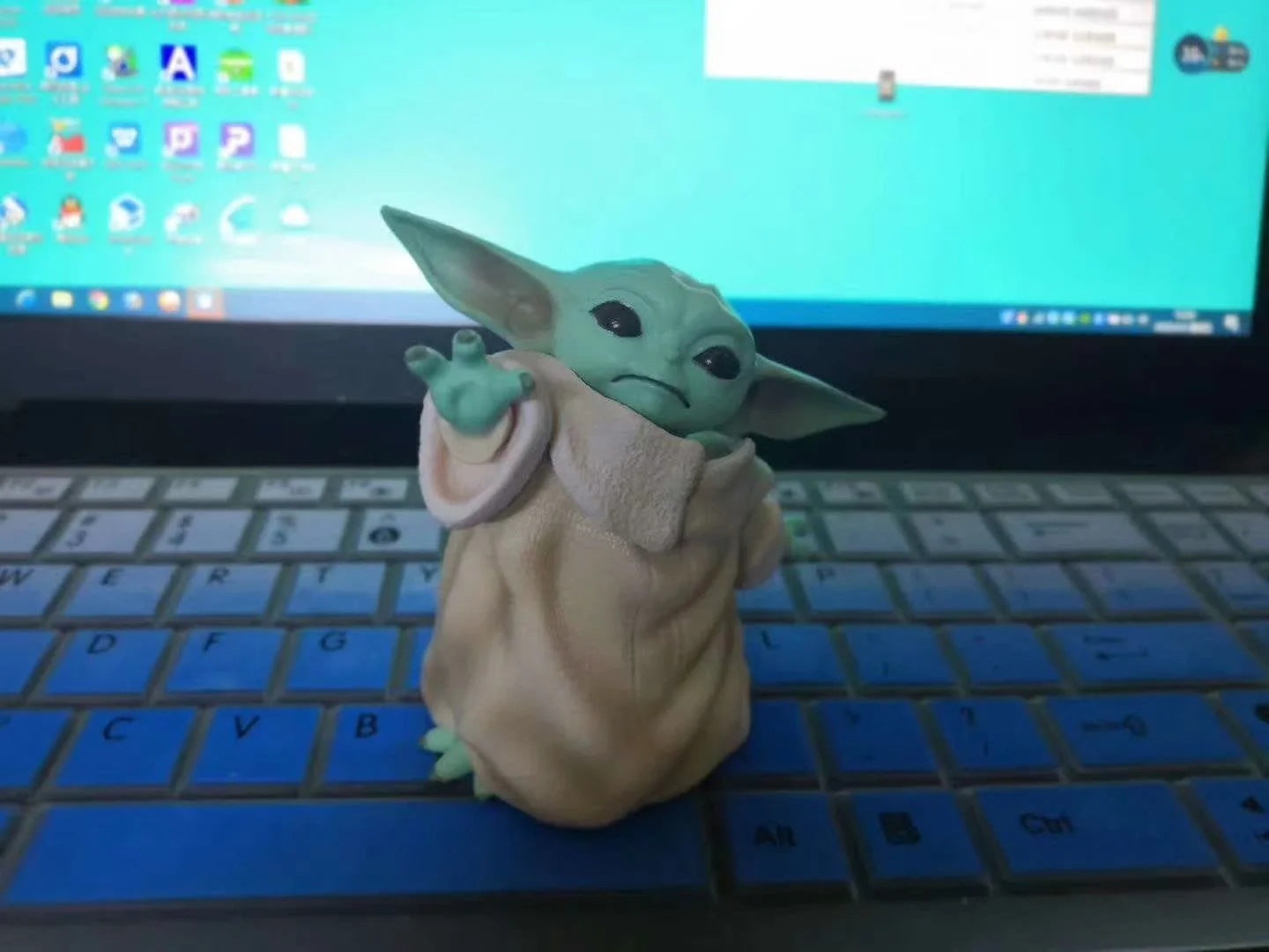 Star Wars Mandalorian Baby Yoda Grogu 8cm Collectible Figure Toy