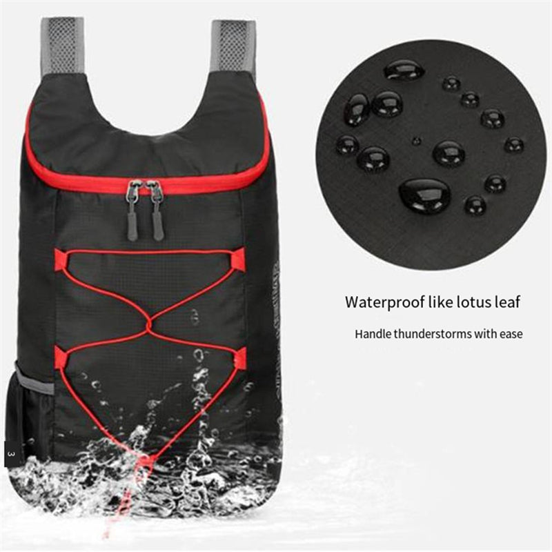 Ultra-Lightweight Multifunctional Outdoor Folding Backpack Waterproof Nylon Sports & Fitness Bag for Camping & Hiking
