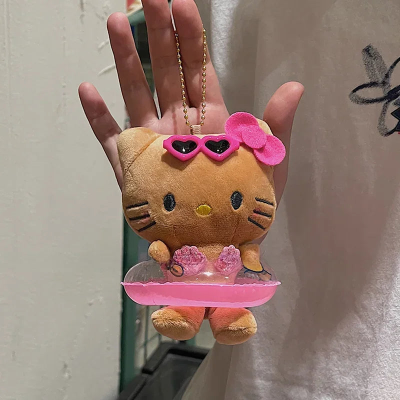 Sanrio Hello Kitty Plush Keychain Cute Cartoon Bag Pendant & Gift for Girls