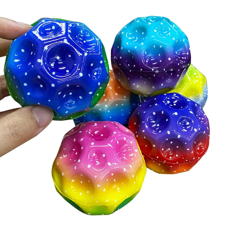 Extreme High-Bounce Rubber Ball Soft Anti-Gravity Stress Relief & Outdoor Sports Toy Fun Bouncing Ball for Kids and Adults