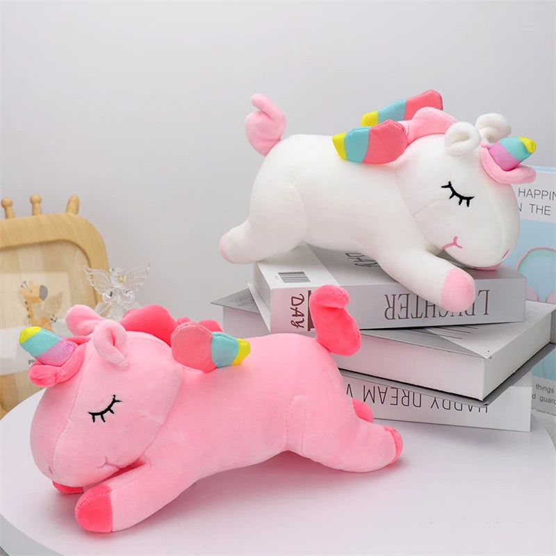 Cute Kawaii Unicorn Plush Toy Soft Stuffed Animal Sleeping Pillow for Kids & Birthday Gifts