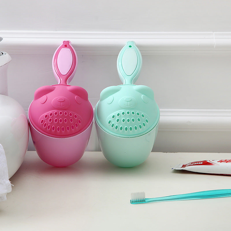 Baby Hair Washing Cup Soft Rinse Shower Cup for Toddlers & Infants No Tear Bath Time Helper