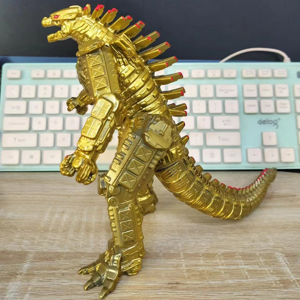 7" Gold Mechagodzilla vs King Kong Action Figure Movable Godzilla Dinosaur Toy for Kids