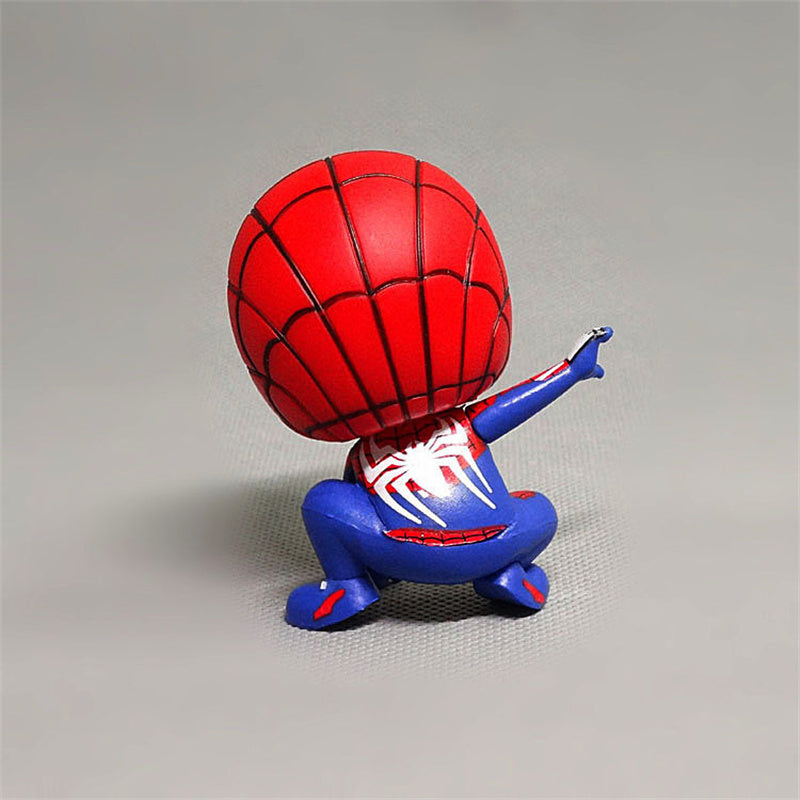 Spider Man Cute Action Figure Marvel Avengers Decorative Toy Model