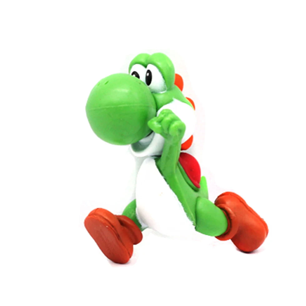Super Mario Bros Action Figure Set 6-18 PCS Yoshi, Luigi, Donkey Kong, Mushroom & More Kids Birthday Gift Toys