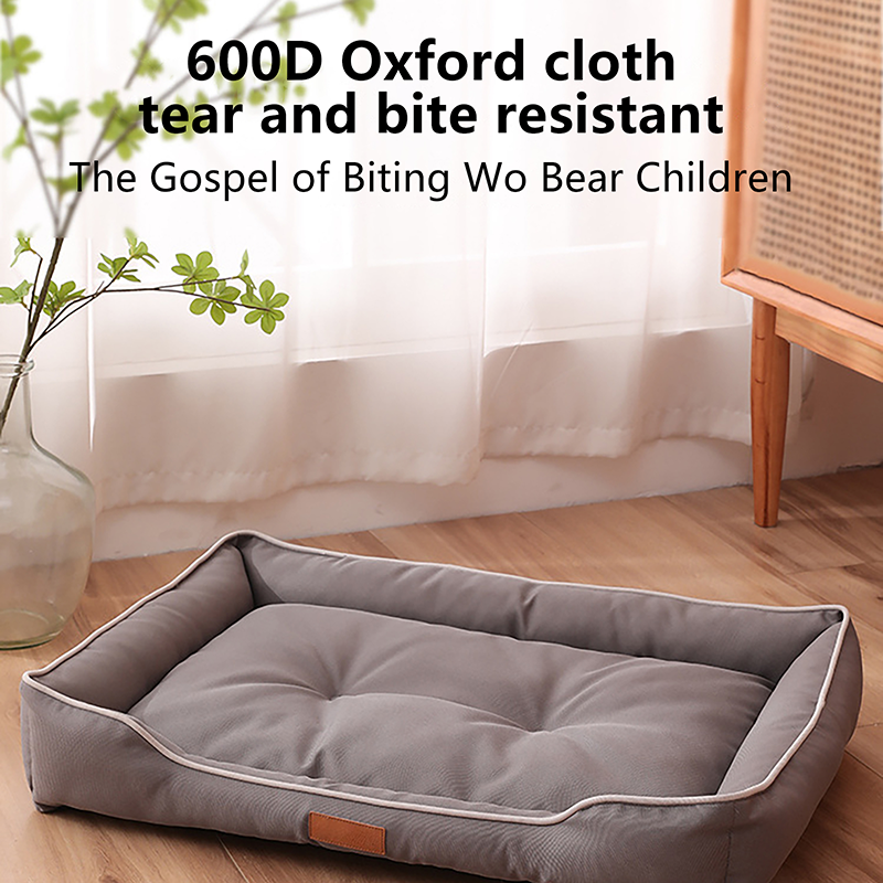 Waterproof Dog Bed with 600D Oxford Fabric β All-Season Comfort with Thickened PP Cotton Filling Durable & Bite-Resistant Pet Mat"