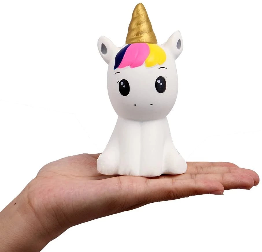 Squishy Unicorn Toy Slow Rising Scented PU Animal Doll Cute Stress Relief Gift for Kid