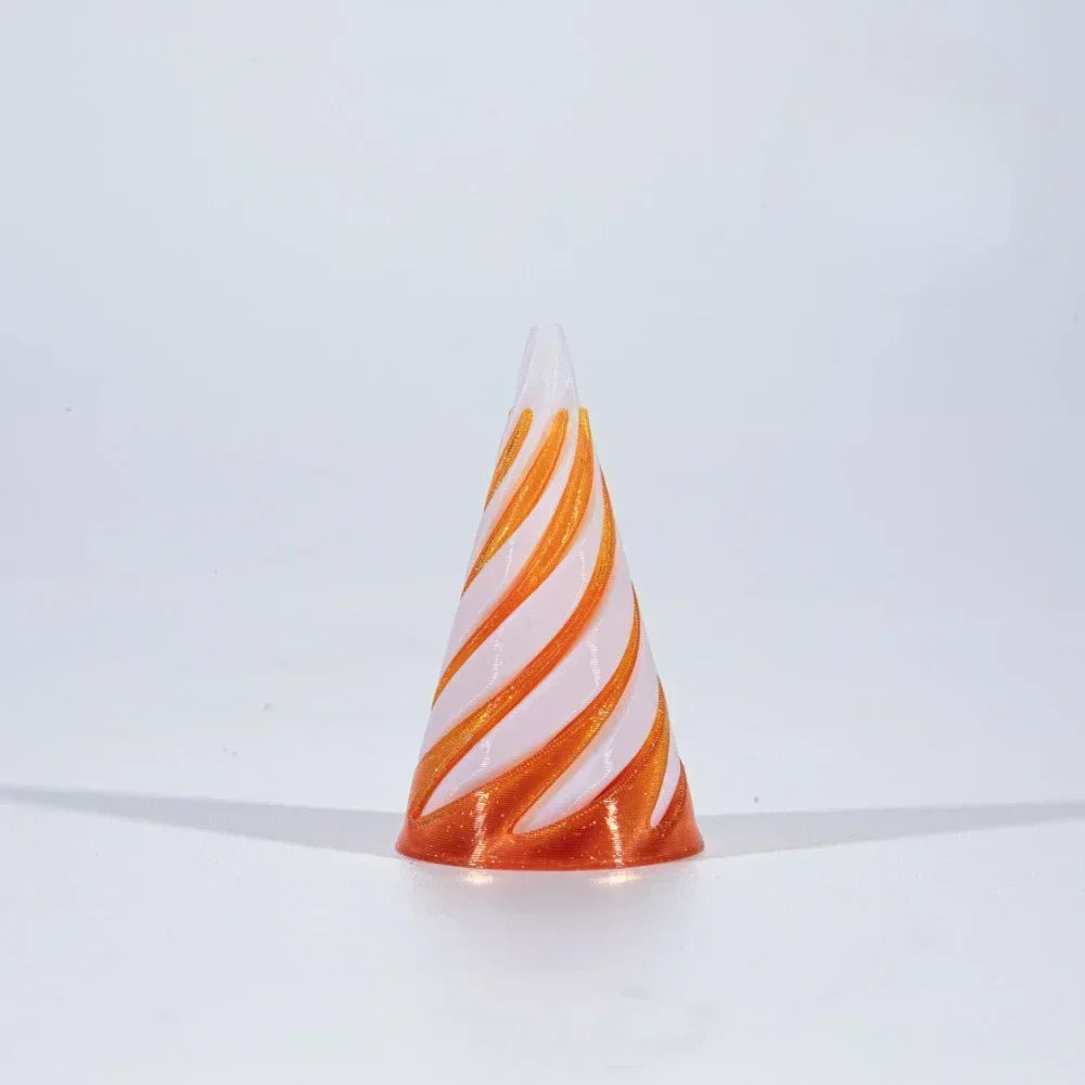 Rotating Helix Screw Sculpture 3D Printed Stress Relief Toy & Home Decor