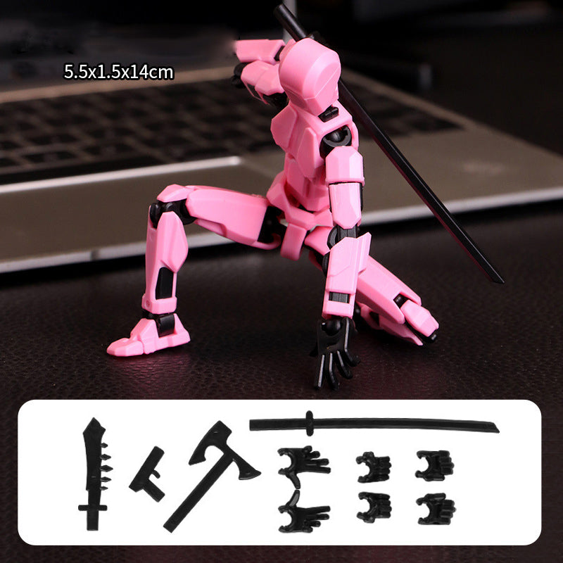 Titan 13 Articulated Robot Figure DIY Assembled 3D Toy for Kids.