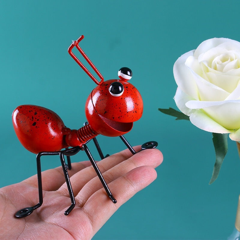 3D Metal Ant Garden Decoration Set Outdoor Courtyard & Fence Art Sculptures
