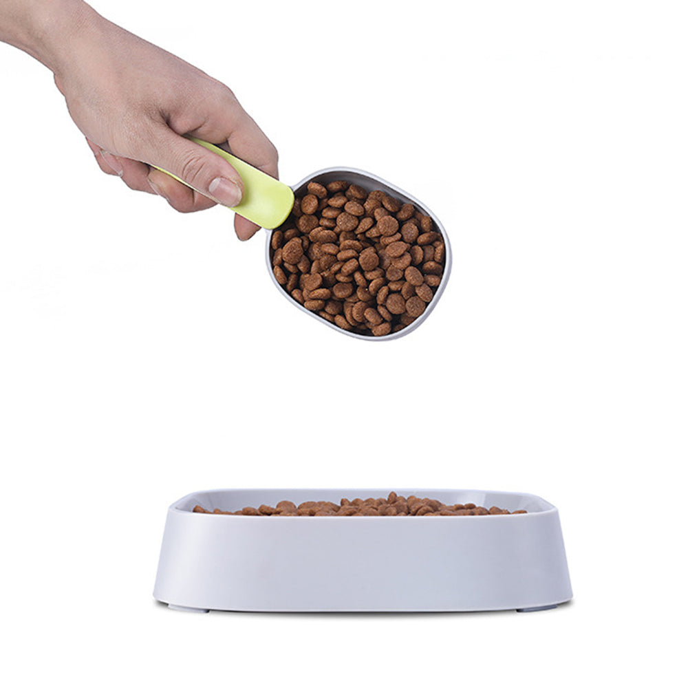 2-in-1 Pet Food Scoop & Bag Clip Thickened Measuring Spoon for Dogs & Cats
