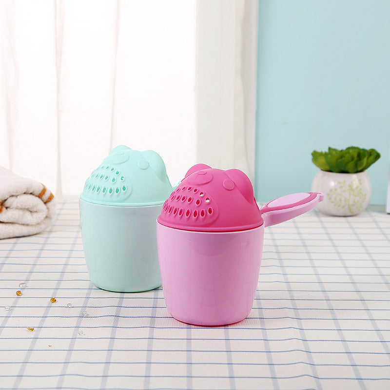 Baby Hair Washing Cup Soft Rinse Shower Cup for Toddlers & Infants No Tear Bath Time Helper