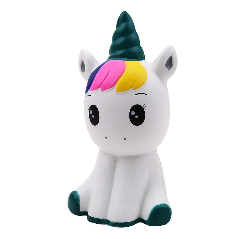 Squishy Unicorn Toy Slow Rising Scented PU Animal Doll Cute Stress Relief Gift for Kid